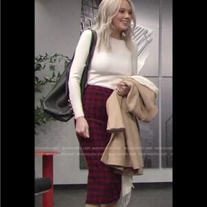 ALC DUNHAM RIBBED CREW NECK SWEATER GOLD BUTTONS